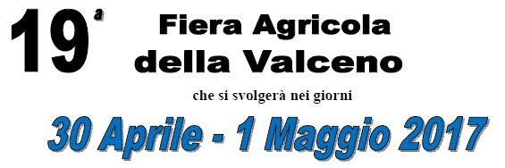 Fiera Agricola 2017 - richiesta di partecipazione
